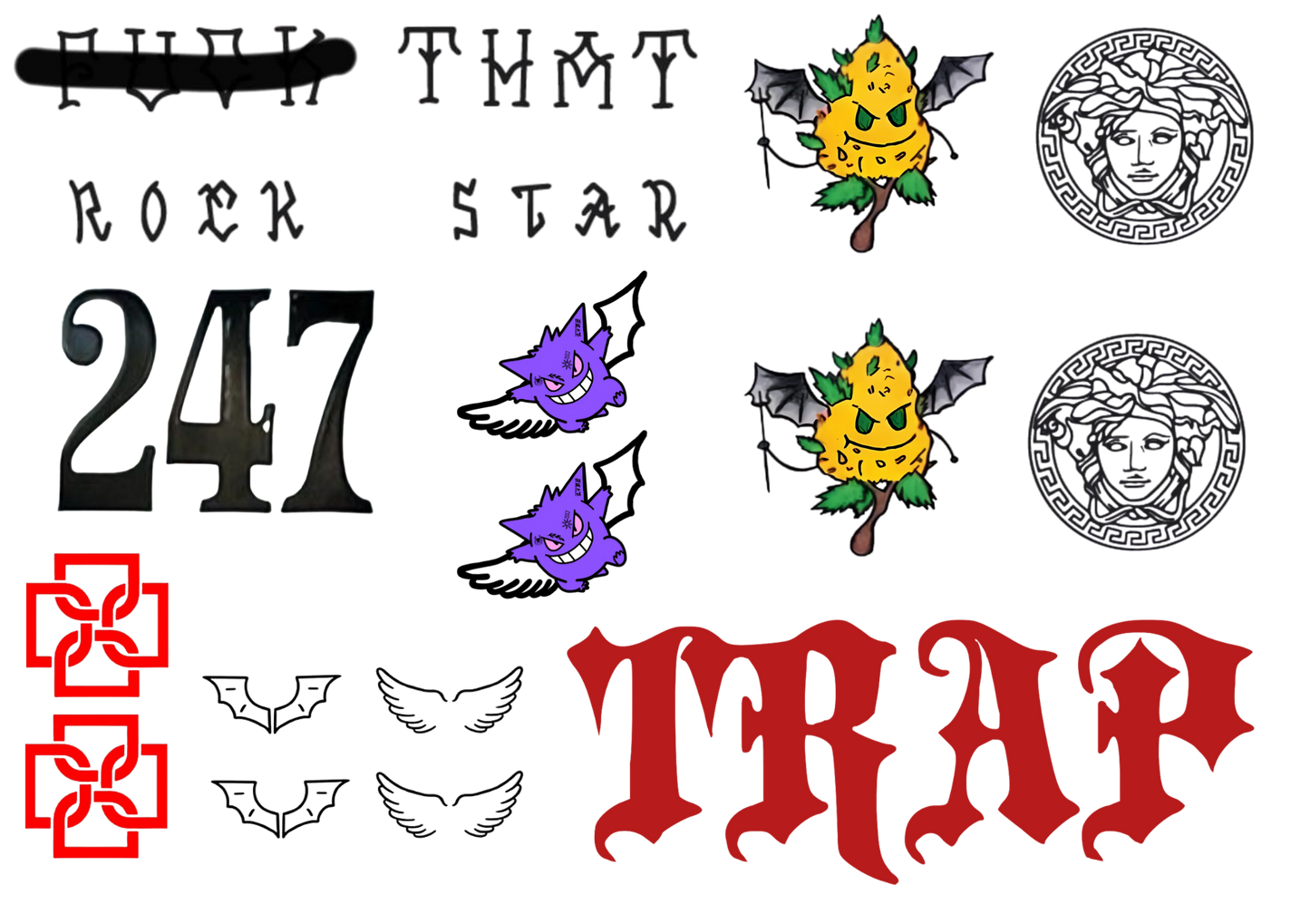 Tatuajes temporales Duki