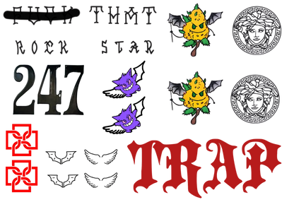 Tatuajes temporales Duki