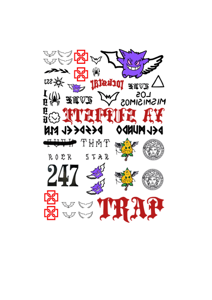 Tatuajes temporales Duki