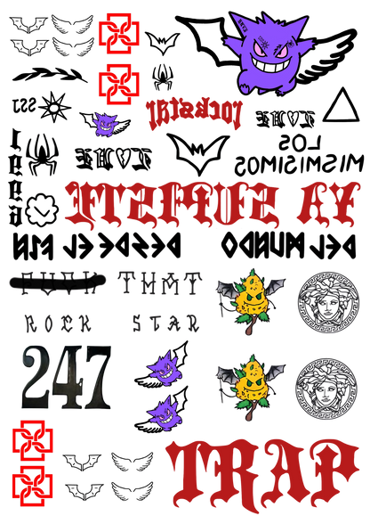 Tatuajes temporales Duki