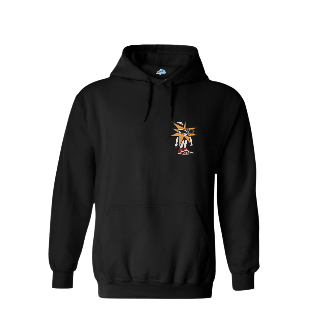 SUDADERA ESTRELLA Y MEDIA LUNA MORA