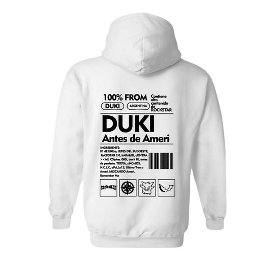 SUDADERA/CAMISETA DUKI ANTES DE AMERI