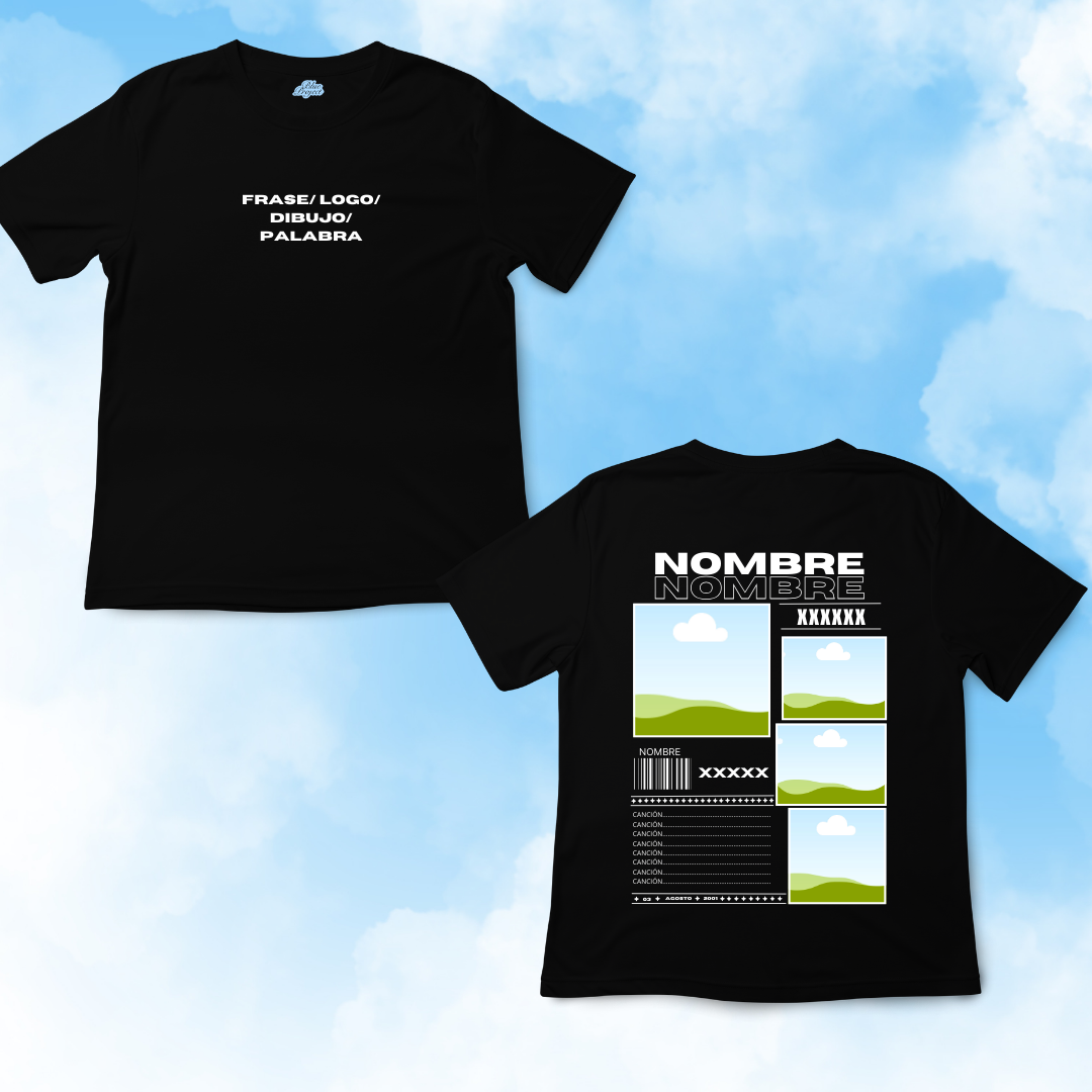 CAMISETA PERSONALIZADA IDOLOS