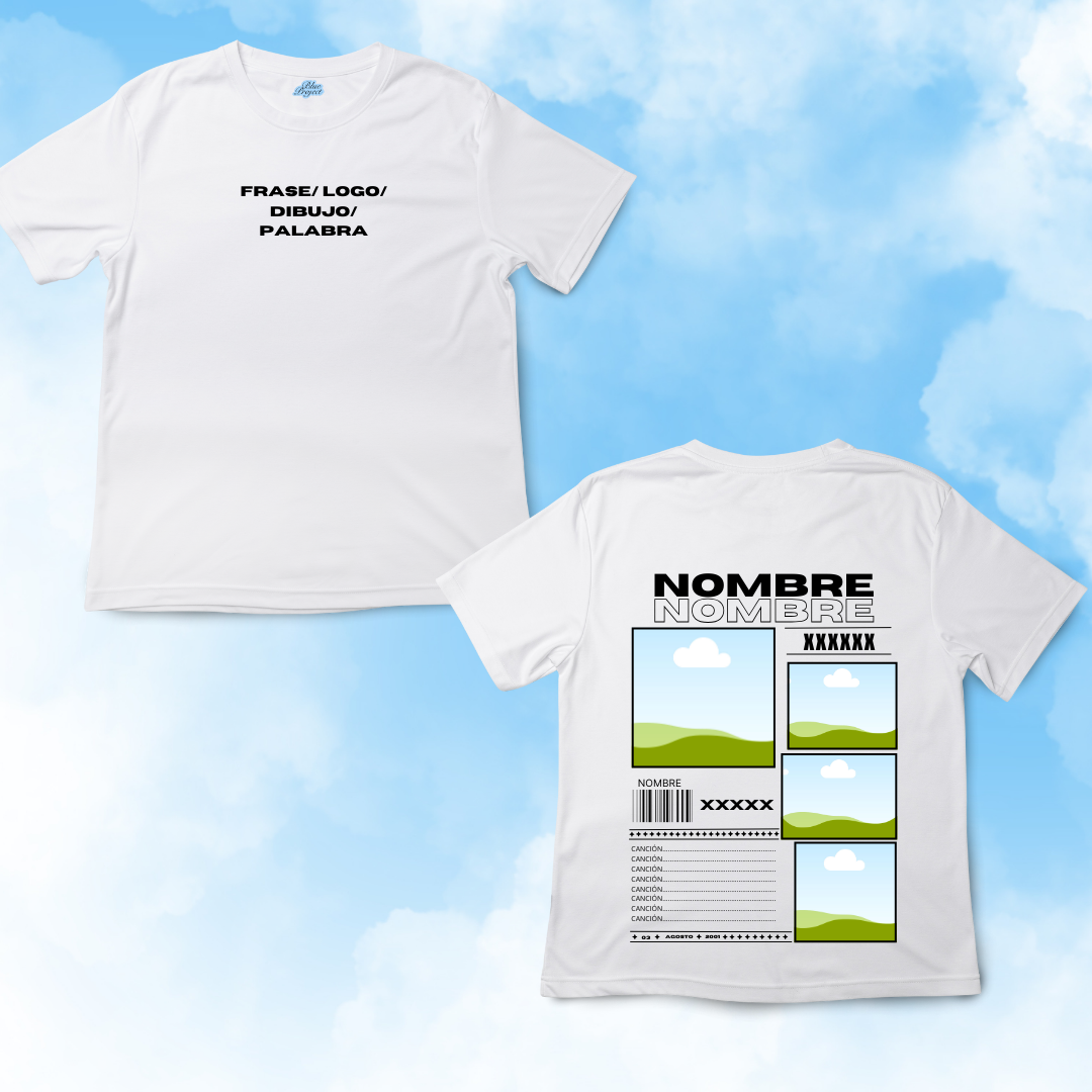 CAMISETA PERSONALIZADA IDOLOS